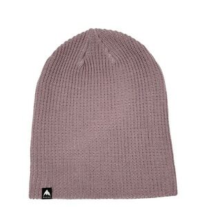 Burton Recycled DND Beanie Hat‎ Women's Purple Knit Ribbed Slouchy One Size